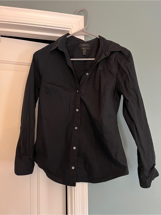 J. Crew Tops - J. Crew Black Button-Down Shirt